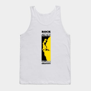 Gravity Defied: Rock Climbing Adventure Tank Top